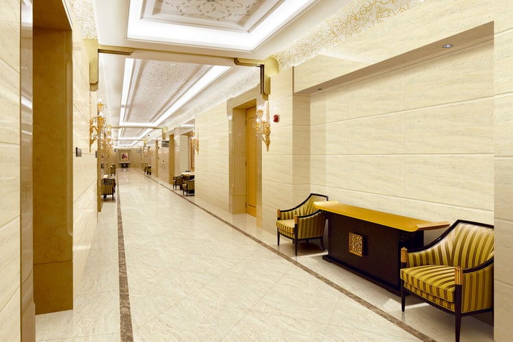 polished porcleain tile porcelain tile 600x1200mm polished finsihed travertino beige glossy/semi glossy effect photo lobby