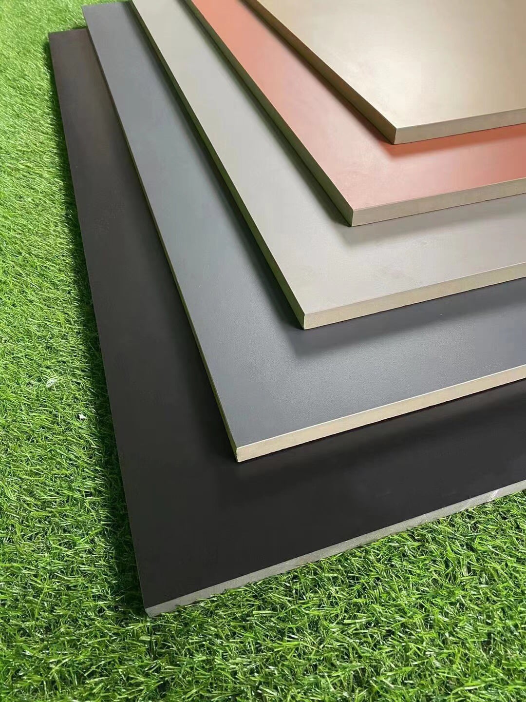 20mm outdoor porcelain tile in macchia grey color for commercial terrace