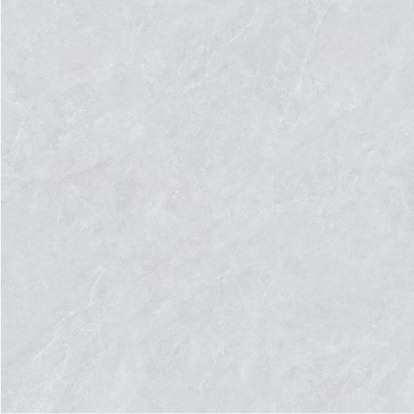 Cloud Ash 整体效果展示 - 1200x1200mm oversized porcelain tile, full polished glazed surface, light gray tone, gallery detail, Contigo Ceramics wholesale