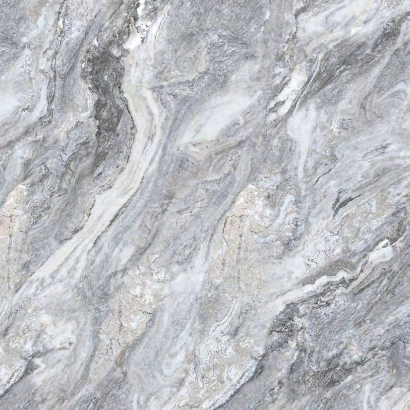 MAGGIE GREY COLOR 侧面质感 - 1200x1200mm oversized porcelain tile, full polished glazed surface, grey tone, gallery detail, Contigo Ceramics wholesale