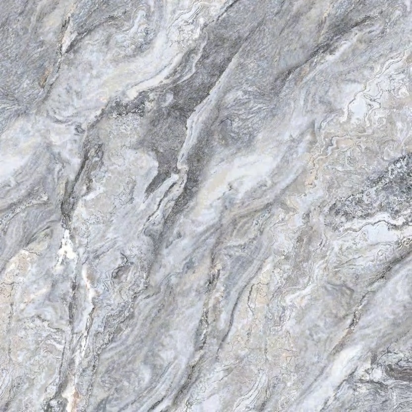 MAGGIE GREY COLOR 1200x1200mm 48x48 large format glazed porcelain tile, full polished glazed finish, grey tone, modern luxury flooring by Contigo Ceramics Foshan China factory direct