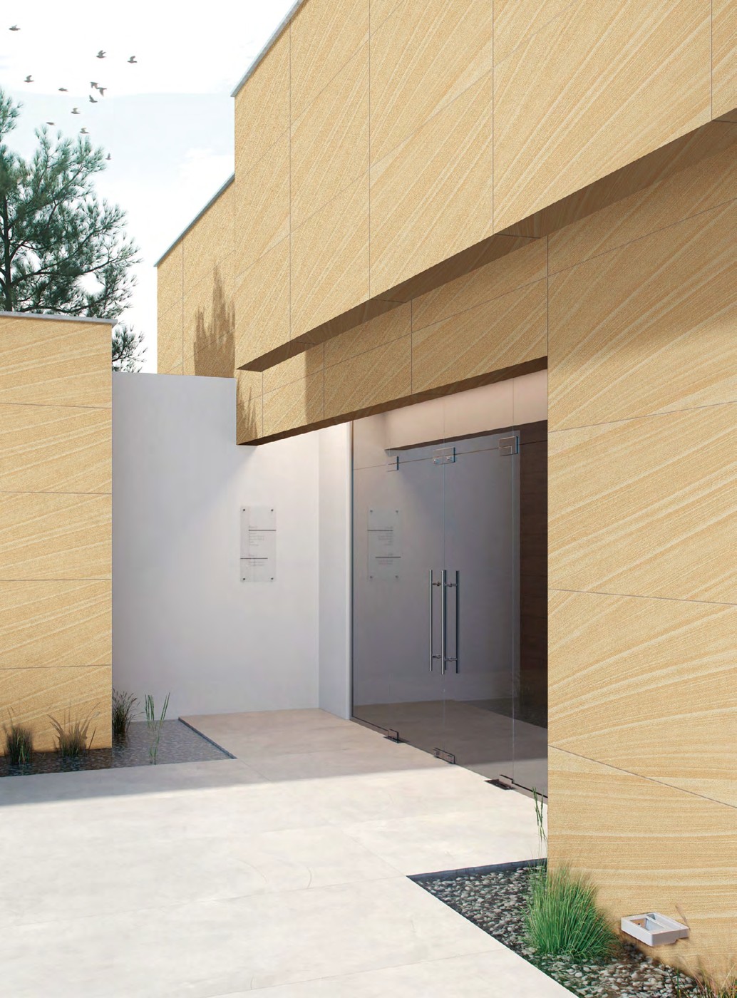 Classic Sandstone ADE Gallery Classic Sandstone ADE 20mm outdoor porcelain tile detail and application image