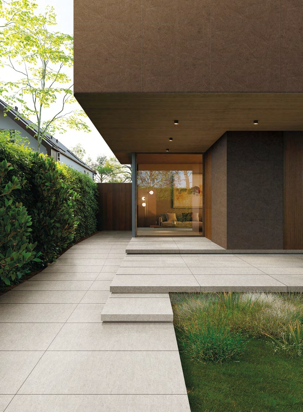 Sandstone ACD Gallery Sandstone ACD 20mm outdoor porcelain tile detail and application image