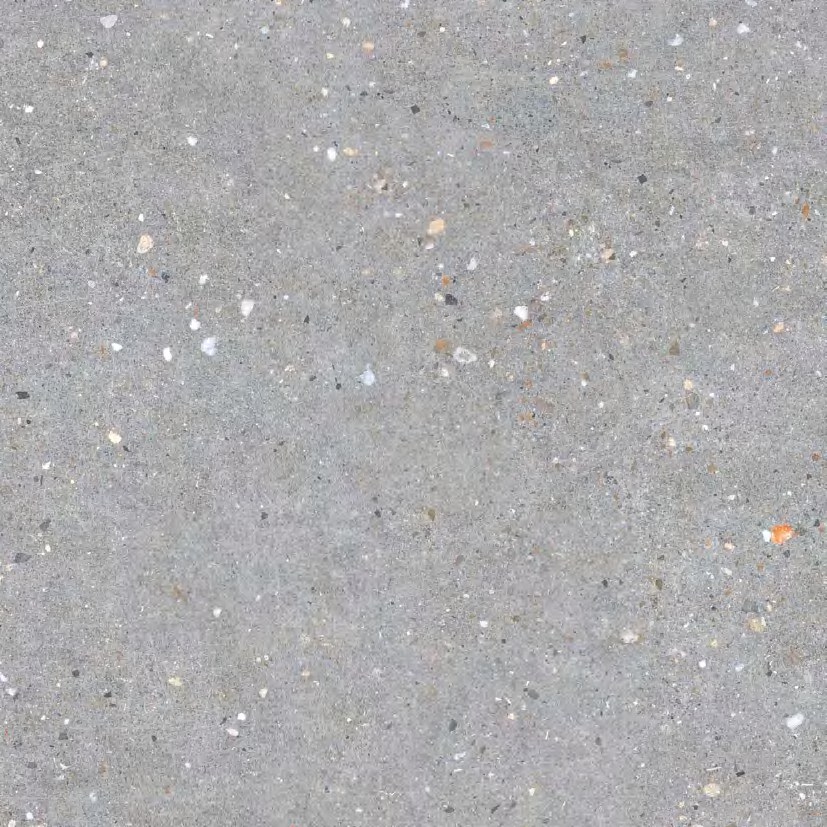 Paris Terrazzo 细节纹理 - 1200x1200mm oversized porcelain tile, matt surface showing natural stone-like veining and light gray color variations, Contigo Ceramics wholesale