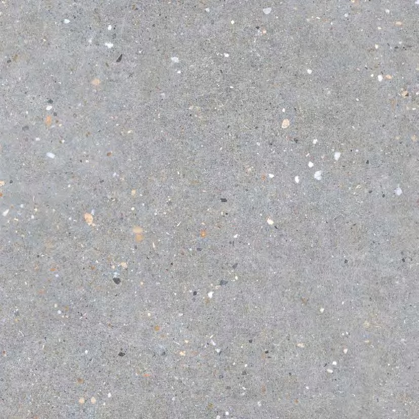 Paris Terrazzo 拼贴效果 - 1200x1200mm oversized porcelain tile, matt surface showing natural stone-like veining and light gray color variations, Contigo Ceramics wholesale