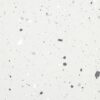 SP66AA03T white grey black silver bold terrazzo look glazed polished porcelain tile glossy speckled surface close up product photo 600x600mm random design face 3