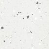SP66AA03T white grey black silver bold terrazzo look glazed polished porcelain tile glossy speckled surface close up product photo 600x600mm random design face 6