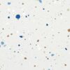 SP66AA04T white blue gold grey bold terrazzo look glazed polished porcelain tile glossy speckled surface close up product photo 600x600mm random design face 4