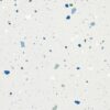 SP66AA06T Splash Terrazzo face 5 polished porcelain tile SP66AA06T white blue green grey bold terrazzo look glazed polished porcelain tile glossy speckled surface close up product photo 600x600mm random design face 5