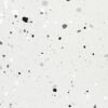 SP66AA07T white black grey charcoal bold terrazzo look glazed polished porcelain tile glossy speckled surface close up product photo 600x600mm random design face 1