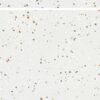 SP66AB01T white grey gold beige crystal granule terrazzo look glazed polished porcelain tile glossy speckled surface close up product photo 600x600mm random design face 4