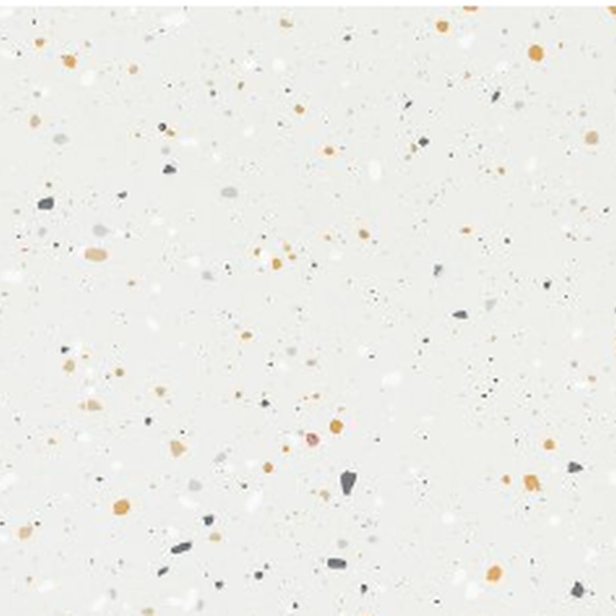 SP66AB02T Crystal Granule face 2 polished porcelain tile SP66AB02T white grey gold cream crystal granule terrazzo look glazed polished porcelain tile glossy speckled surface close up product photo 600x600mm random design face 2