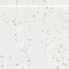 SP66AB03T white grey silver crystal granule terrazzo look glazed polished porcelain tile glossy speckled surface close up product photo 600x600mm random design face 4
