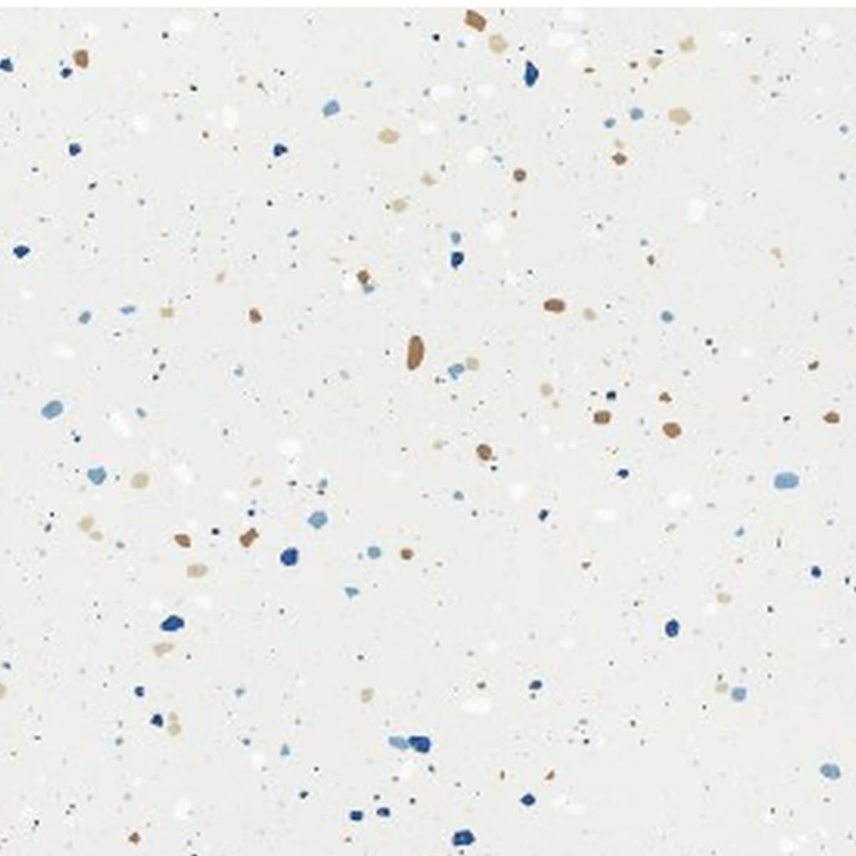 SP66AB04T Crystal Granule face 1 polished porcelain tile SP66AB04T white blue gold grey crystal granule terrazzo look glazed polished porcelain tile glossy speckled surface close up product photo 600x600mm random design face 1
