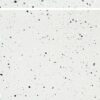 SP66AB07T white black grey charcoal crystal granule terrazzo look glazed polished porcelain tile glossy speckled surface close up product photo 600x600mm random design face 3