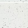 SP66AB07T white black grey charcoal crystal granule terrazzo look glazed polished porcelain tile glossy speckled surface close up product photo 600x600mm random design face 4