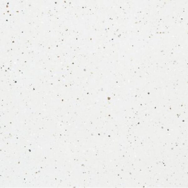 SP66AC01T Nova Speck face 4 polished porcelain tile SP66AC01T white cream grey fine speckled terrazzo look glazed polished porcelain tile glossy speckled surface close up product photo 600x600mm random design face 4