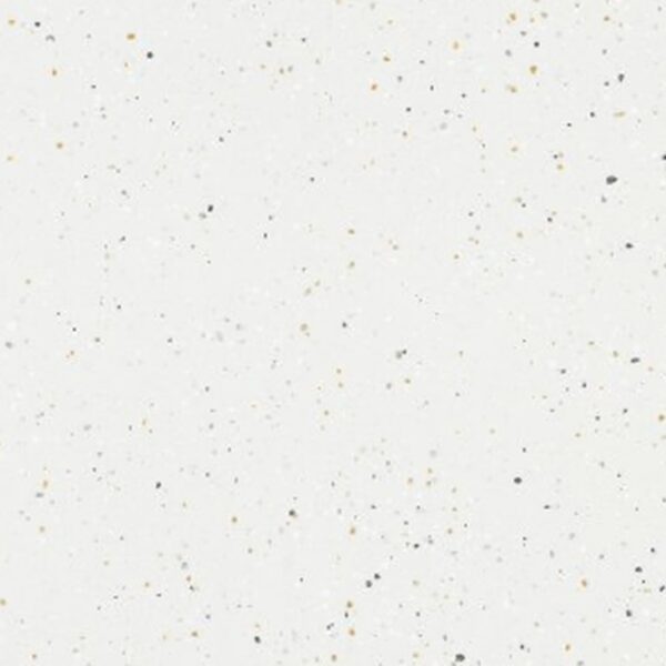 SP66AC02T Nova Speck face 3 polished porcelain tile SP66AC02T white cream beige fine speckled terrazzo look glazed polished porcelain tile glossy speckled surface close up product photo 600x600mm random design face 3