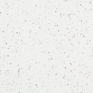 SP66AC05T white red green grey fine speckled terrazzo look glazed polished porcelain tile glossy speckled surface close up product photo 600x600mm random design face 1
