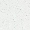 SP66AC06T white gold grey cream fine speckled terrazzo look glazed polished porcelain tile glossy speckled surface close up product photo 600x600mm random design face 1