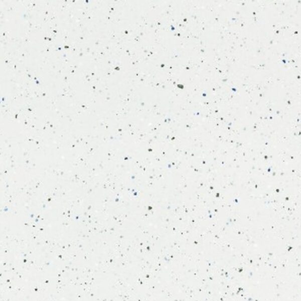 SP66AC06T white gold grey cream fine speckled terrazzo look glazed polished porcelain tile glossy speckled surface close up product photo 600x600mm random design face 1