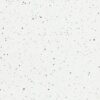 SP66AC06T white gold grey cream fine speckled terrazzo look glazed polished porcelain tile glossy speckled surface close up product photo 600x600mm random design face 3