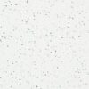 SP66AC06T white gold grey cream fine speckled terrazzo look glazed polished porcelain tile glossy speckled surface close up product photo 600x600mm random design face 4