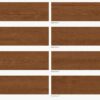 ML1525MY03 dark walnut brown wooden tile wood look glazed porcelain tile matt long plank 250x1500mm wood grain design faces preview
