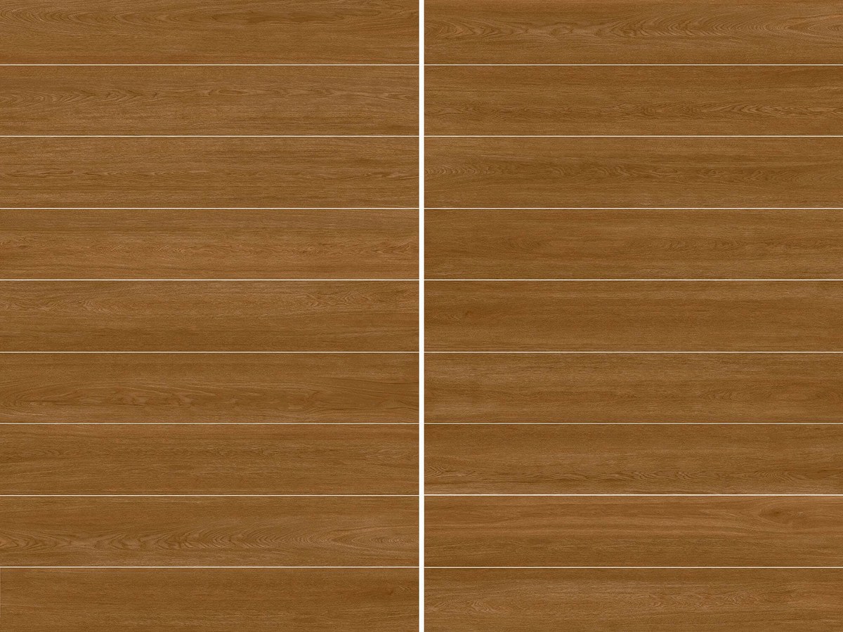 ML1525S13 deep walnut brown wooden tile wood look glazed porcelain tile matt long plank 250x1500mm wood grain variation 18 faces design sheet