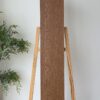 ML1525S13 deep walnut brown wooden tile wood look glazed porcelain tile matt long plank 250x1500mm real photo single piece product photo